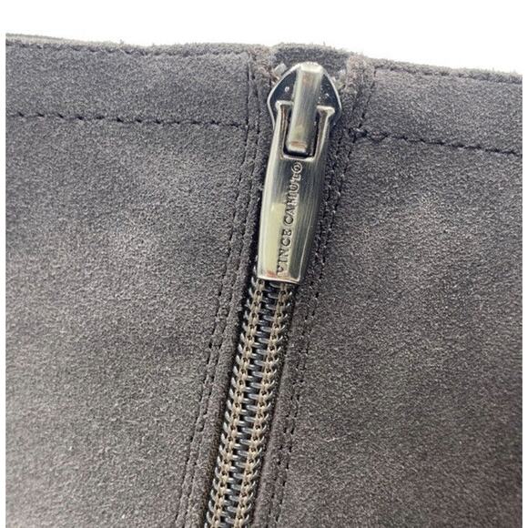 Vince Camuto Gray Wethima Engineer Boot Tuscan Leather Taupe Size 10M New - Picture 7 of 10